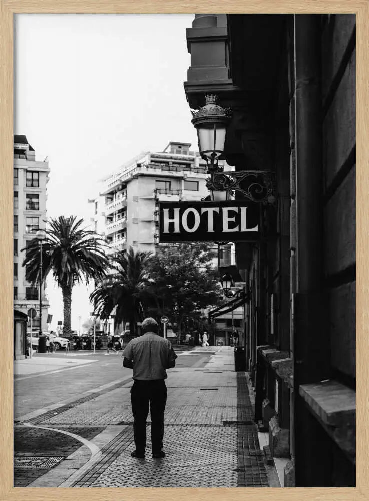 Man By City Hotel Aimee Giles