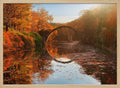 Perfect Autumn Bridge Reflection