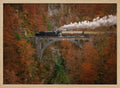 Autumn Steam Train Bridge