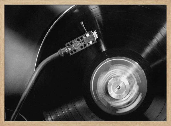 Spinning Vinyl Record