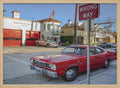 Vintage Red Car Firehouse