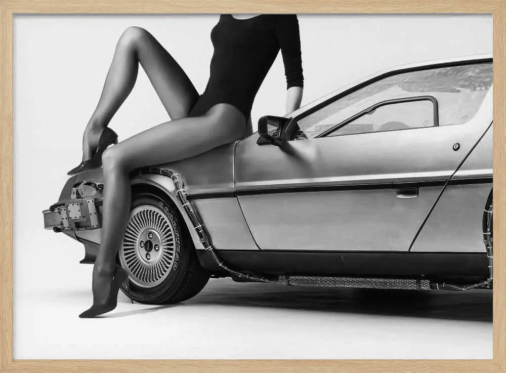 Sleek Car Glamour Art Print UK — Portrait Vibrant Wall Art — Living Room — Wall It All Prints
