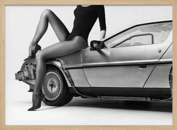 Sleek Car Glamour Art Print UK — Portrait Vibrant Wall Art — Living Room — Wall It All Prints