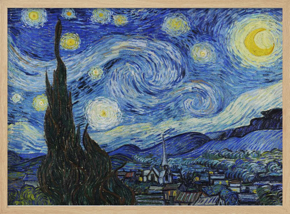 The Starry Night Vincent Van Gogh