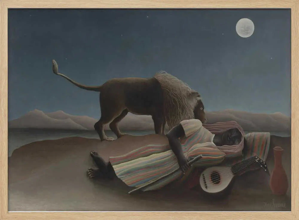 La Bohémienne endormie 1897 Henri Rousseau