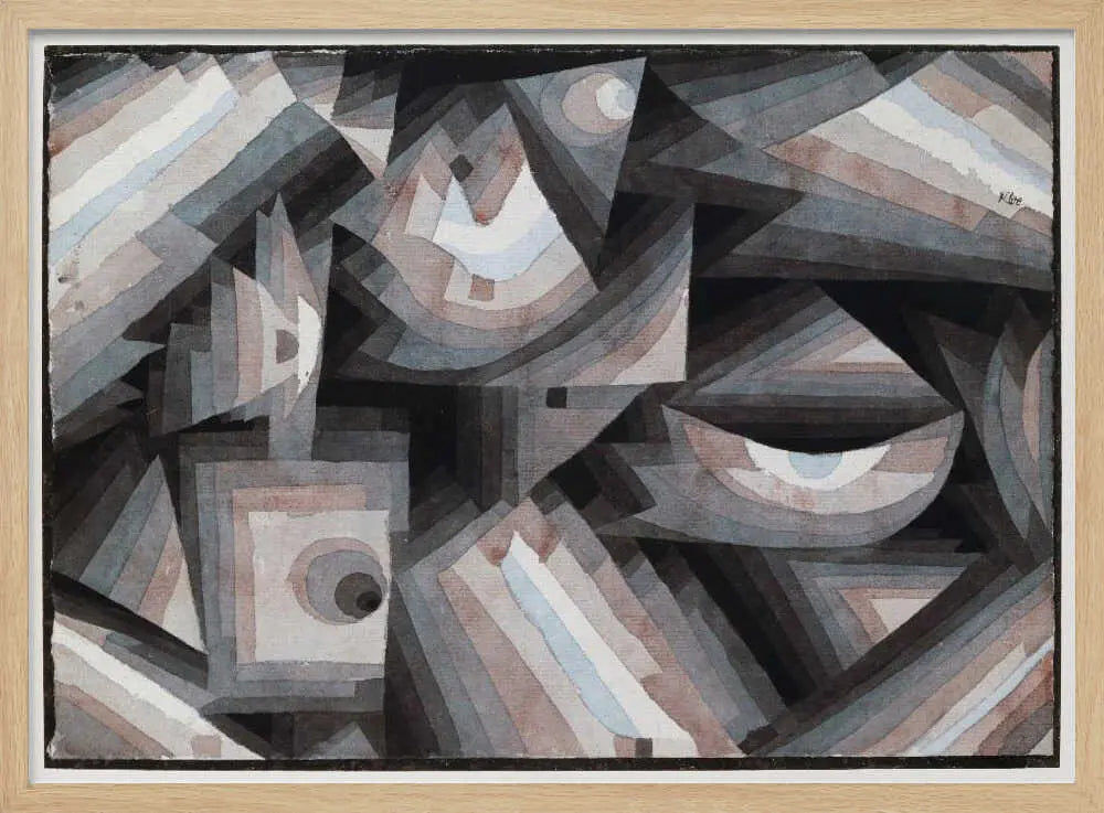 Crystal Gradation 1921 Paul Klee
