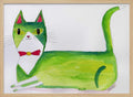 Green Bow Tie Cat