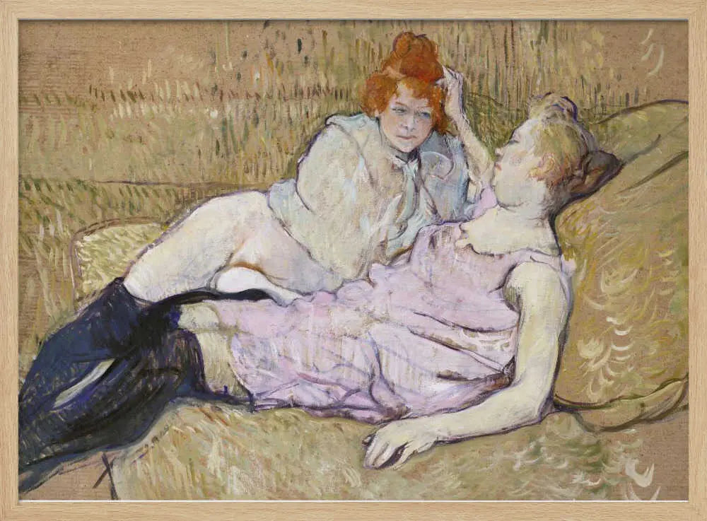 The Sofa (ca.1894–1896 TOULOUSE LAUTREC