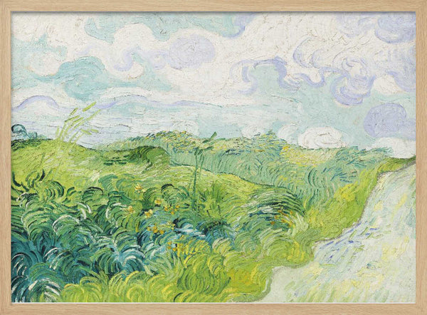 Green Wheat Fields, Auvers (1890) By Vincent Van Gogh Vincent Van Gogh