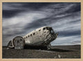 Abandoned Plane Desolate Sky
