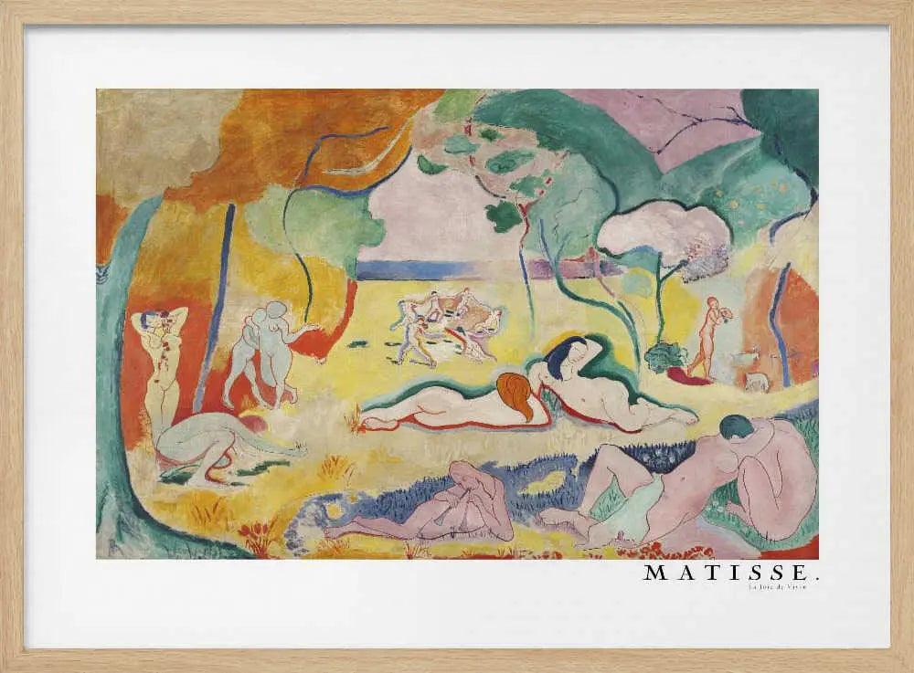 La Joie De Vivre, With Boarder Henri Matisse