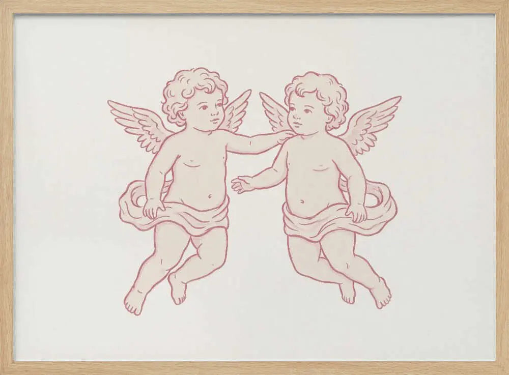 Delicate Pink Cherubs Andreas Magnusson