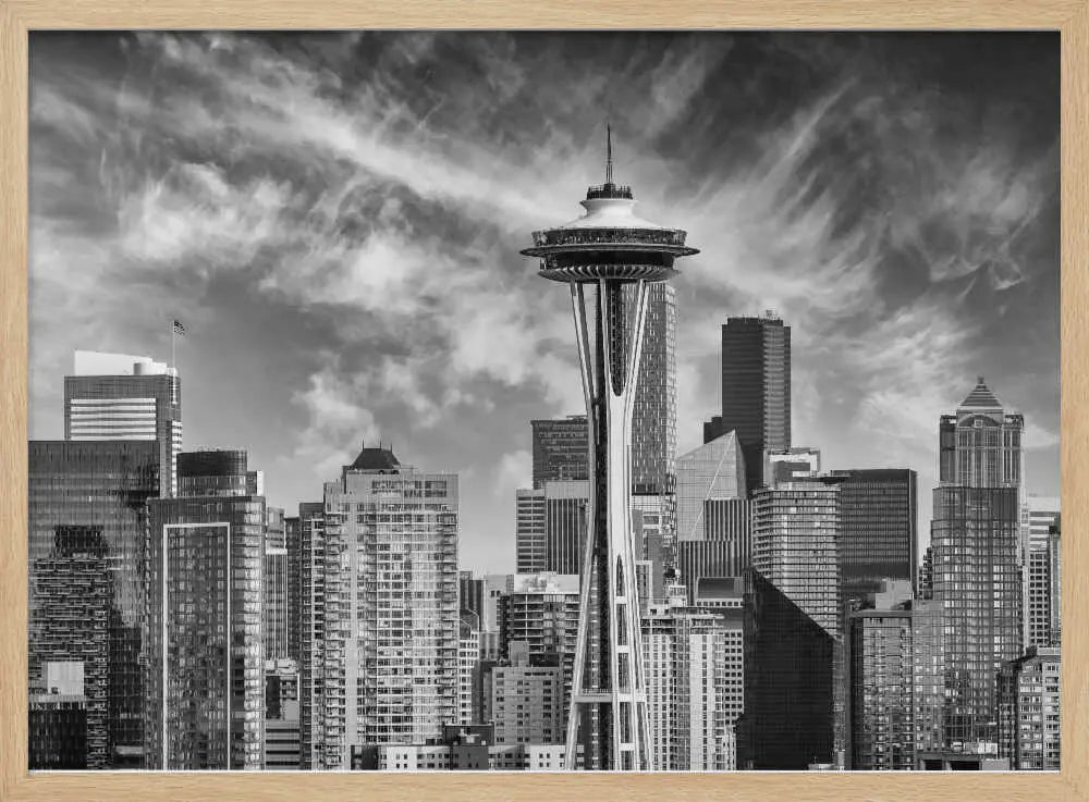 Seattle Space Needle Skyline Melanie Viola