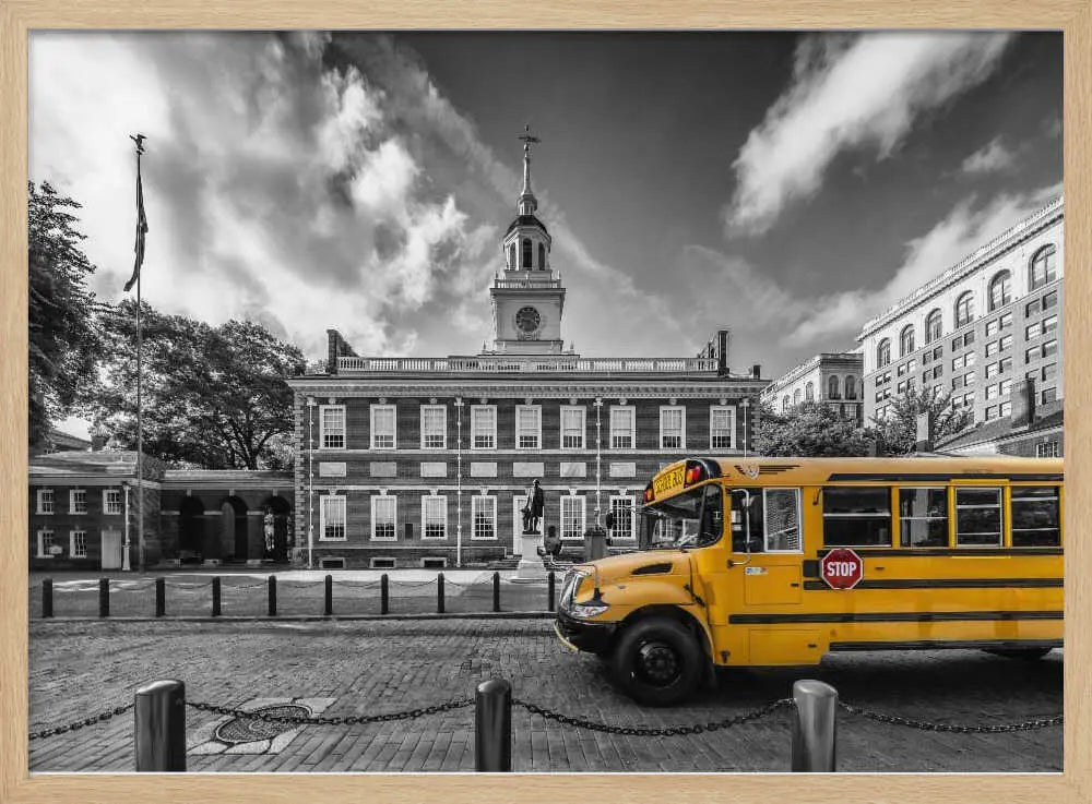School Bus at Independence Hall Melanie Viola