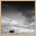 Black Church Under Dark Sky