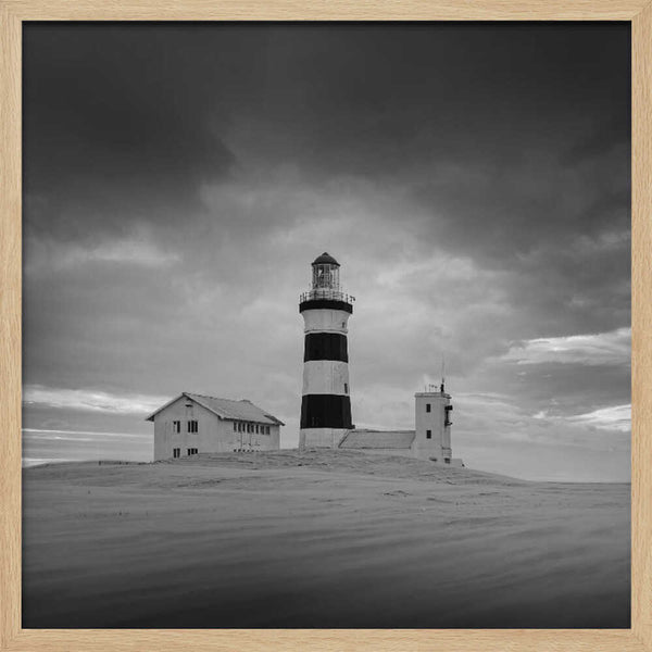 Stormy Coastal Lighthouse