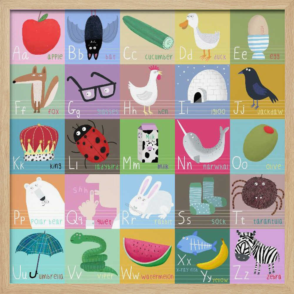 Colorful ABC Animals