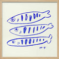 Three Blue Fish