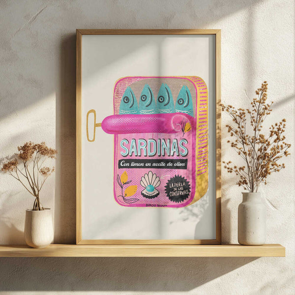 Whimsical Pink Sardines