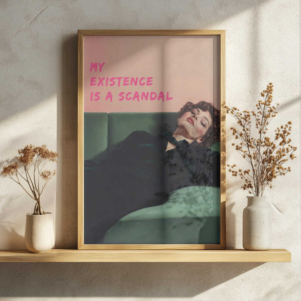 Reclining Velvet Statement