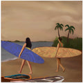 Tropical Surf Sunset