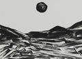 Stark Black Moonscape
