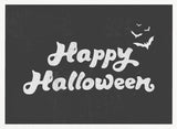 Happy Halloween Bats Halloween Wall Art Print – Spooky Halloween Poster