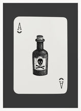 Ace of Poison Card Halloween Wall Art Print – Gothic Occult Halloween Poster