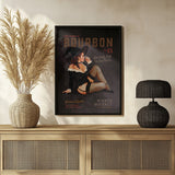 Babes of Bourbon October Halloween Witch Halloween Wall Art Print – Gothic Skull Halloween Poster