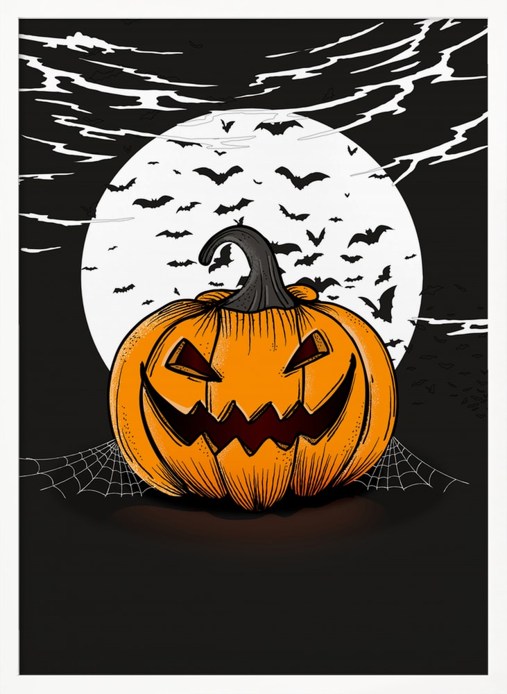 Spooky Halloween Night Halloween Wall Art Print – Spooky Halloween Poster