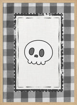 Cute Halloween Skull Halloween Wall Art Print – Cute Kawaii Halloween Poster