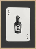 Ace of Poison Card Halloween Wall Art Print