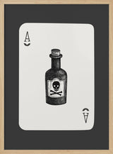 Ace of Poison Card Halloween Wall Art Print – Gothic Occult Halloween Poster
