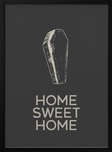 Home Sweet Coffin Halloween Wall Art Print – Funny Halloween Poster