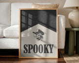 Spooky Cowboy Skull Halloween Wall Art Print – Gothic Skull Halloween Poster