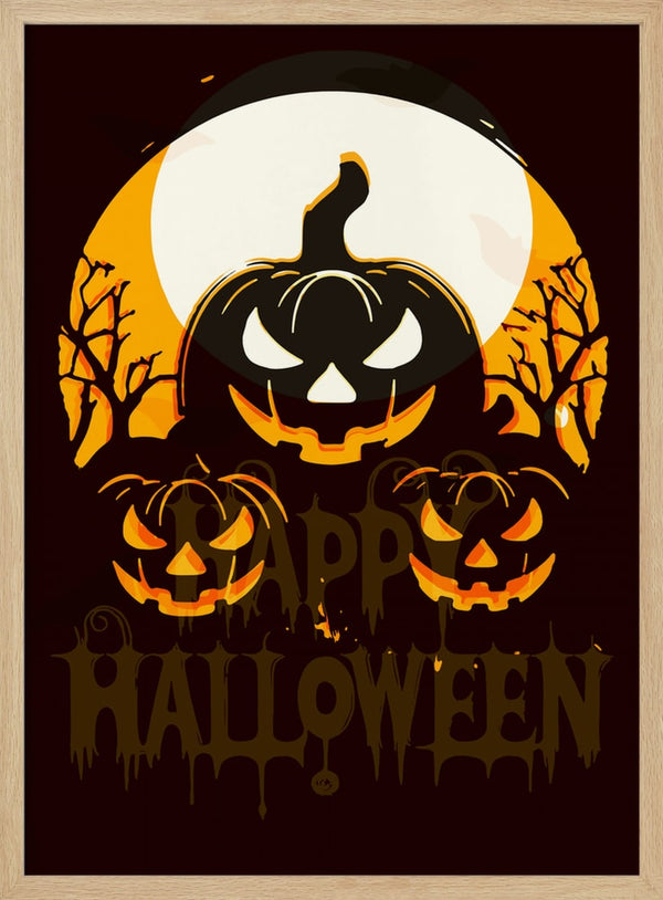 Spooky Halloween Night Halloween Wall Art Print – Spooky Halloween Poster