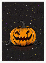 Spooky Halloween Pumpkin Halloween Wall Art Print – Spooky Halloween Poster