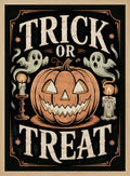 Trick or Treat Halloween Wall Art Print