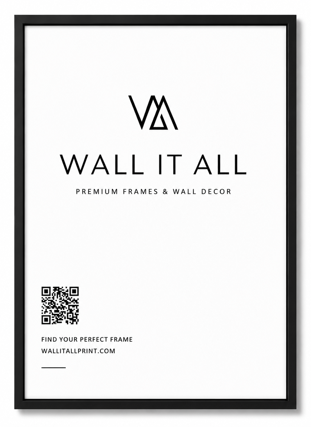 BLACK FRAME Art Print UK — Japanese Vibrant Wall Art — Living Room — Wall It All Prints