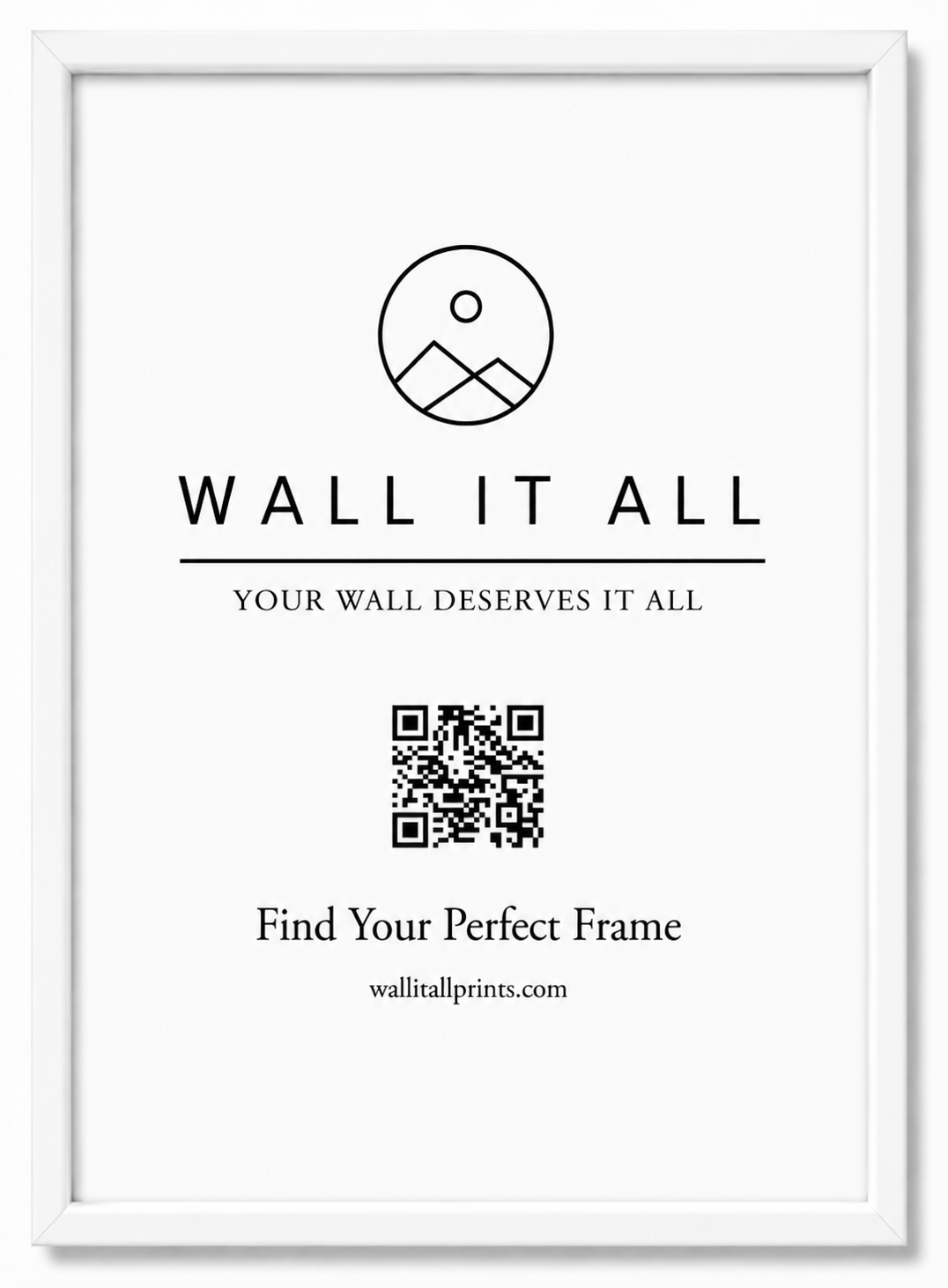 WHITE FRAME Art Print UK — Japanese Vibrant Wall Art — Living Room — Wall It All Prints