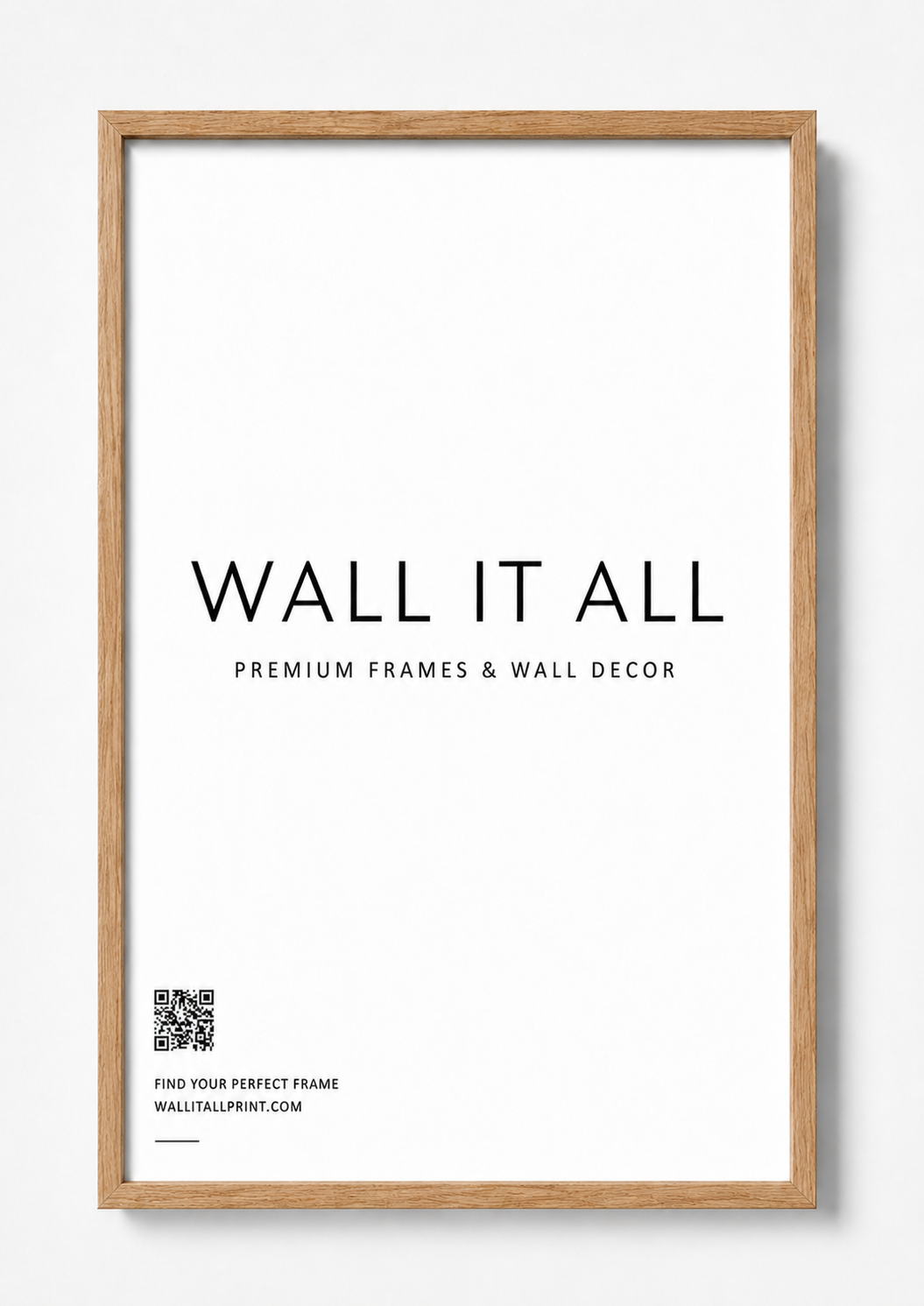 BROWN FRAME Art Print UK — Japanese Vibrant Wall Art — Living Room — Wall It All Prints