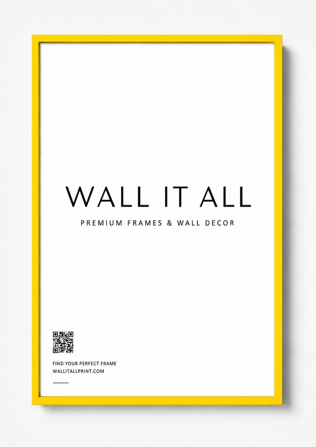 YELLOW FRAME Art Print UK — Japanese Vibrant Wall Art — Living Room — Wall It All Prints