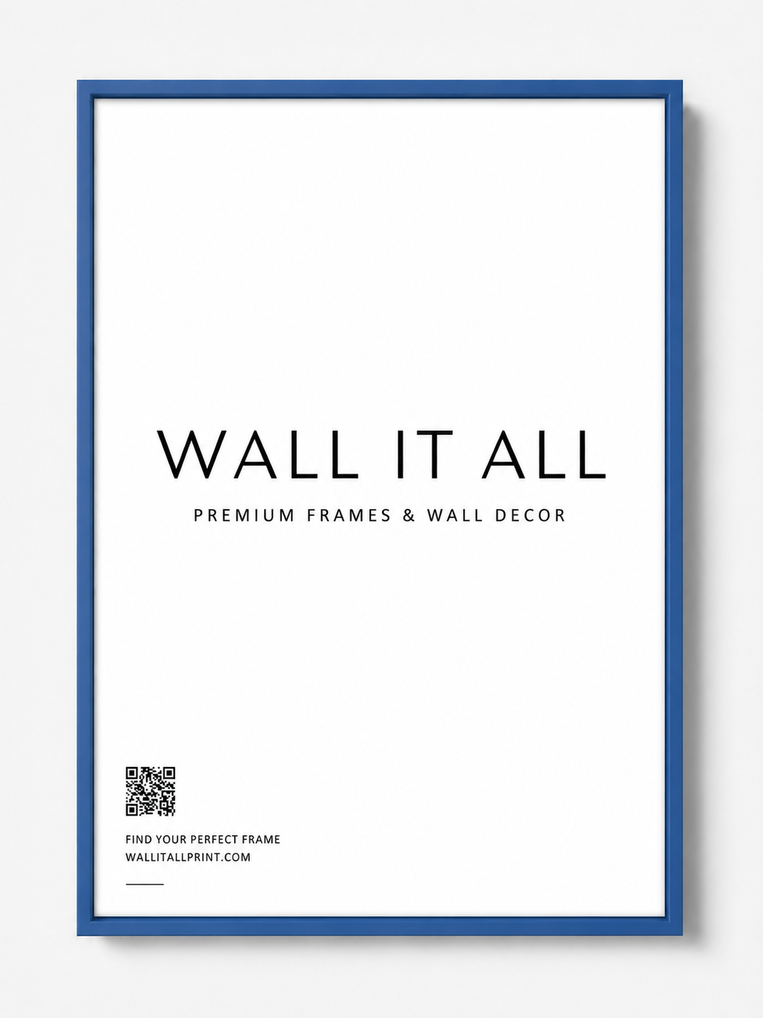 BLUE FRAME Art Print UK — Japanese Vibrant Wall Art — Living Room — Wall It All Prints