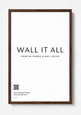 BLACK FRAME Art Print UK — Japanese Vibrant Wall Art — Living Room — Wall It All Prints