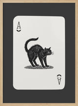 Halloween Ace - Cat Halloween Wall Art Print – Cute Kawaii Halloween Poster