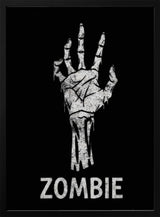 Zombie Reaching Hand Halloween Wall Art Print – Spooky Halloween Poster