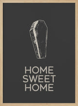 Home Sweet Coffin Halloween Wall Art Print – Funny Halloween Poster