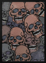Pile Of Laughing Skulls Halloween Wall Art Print – Gothic Skull Halloween Poster
