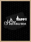 Happy Halloween Greeting Halloween Wall Art Print