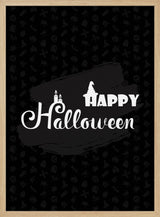 Happy Halloween Greeting Halloween Wall Art Print – Spooky Halloween Poster